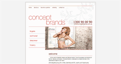 Desktop Screenshot of conceptbrands.com.au